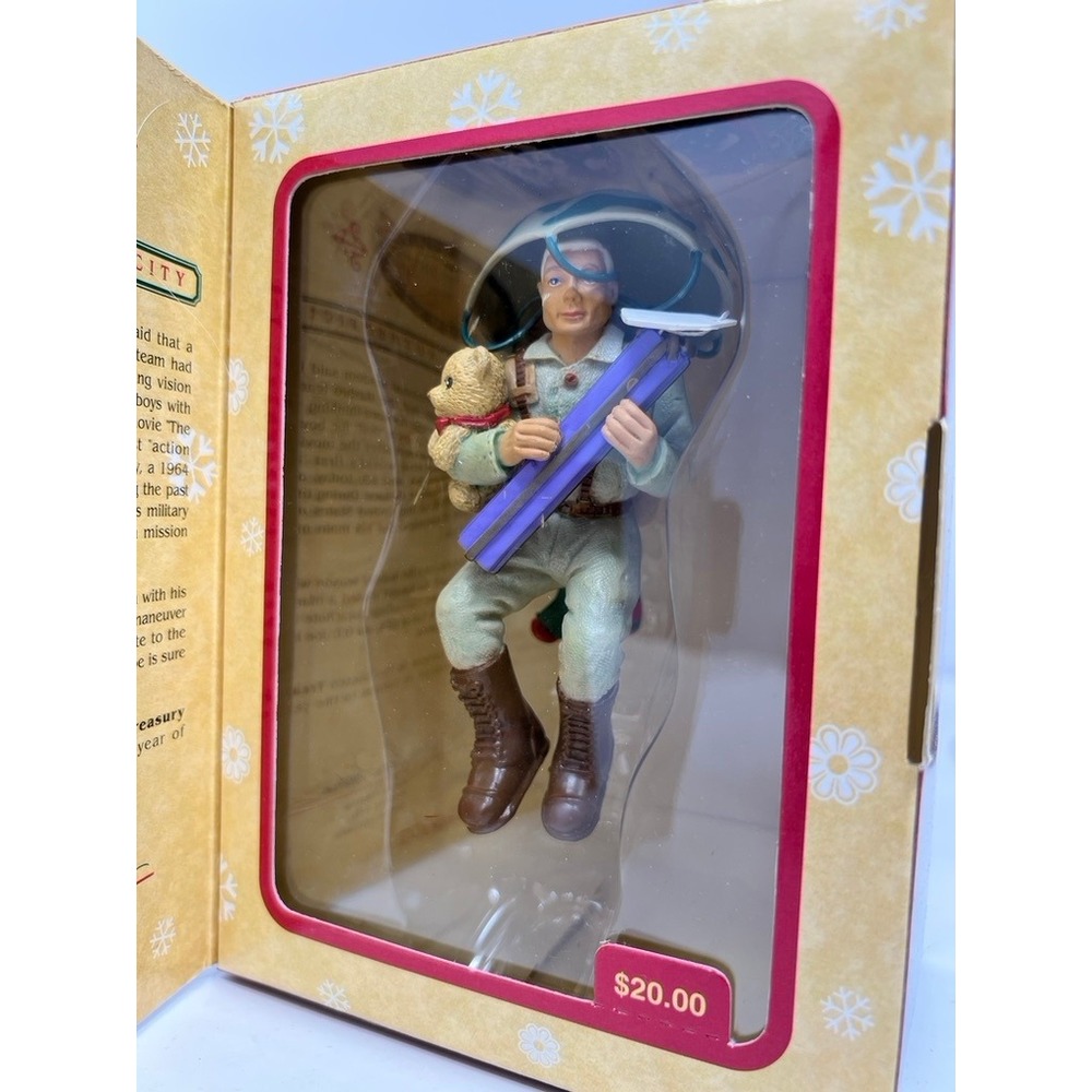 Enesco G.I. Joe Loves Christmas Ornament Unisex OS Green Excellent 1997 Limited